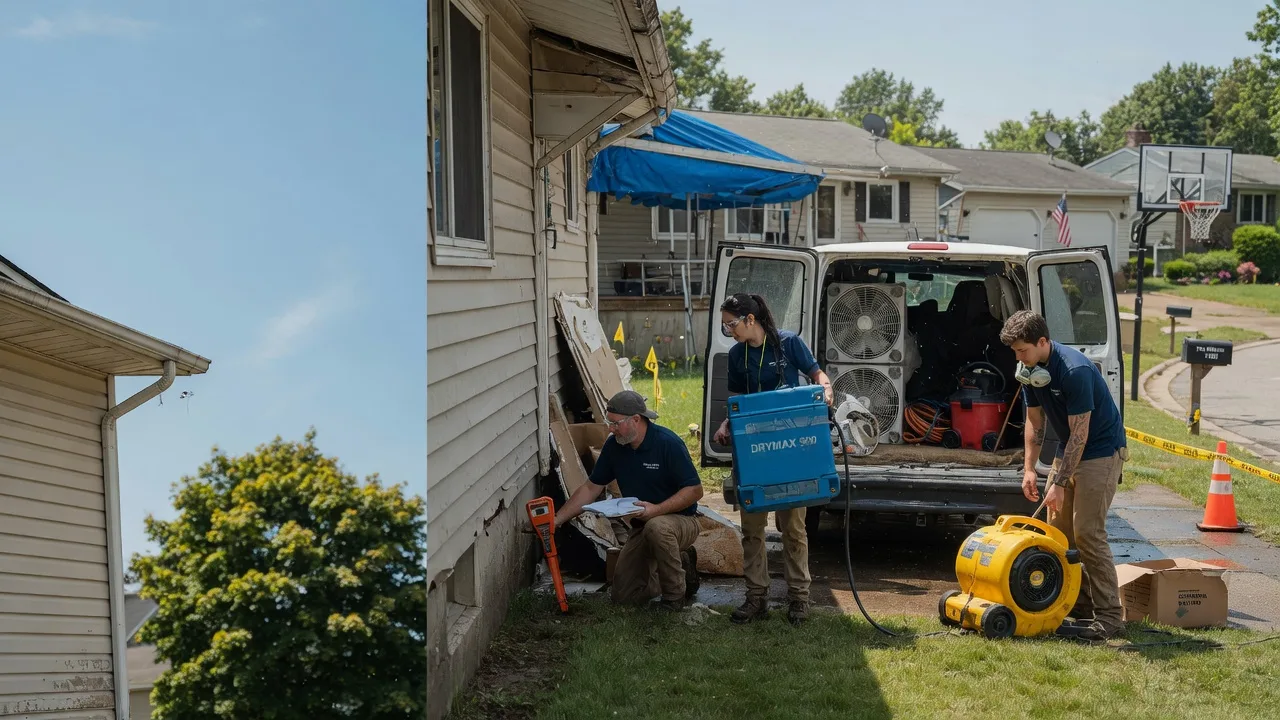 Ceiling Leak Cleanup in Liberty, PA near me